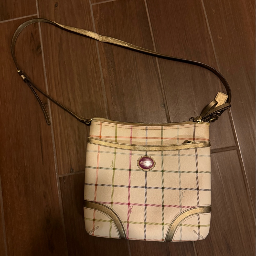 Coach Peyton Tattersall Crossbody Bag